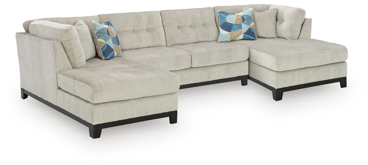 Maxon Place 3-Piece Sectional with Chaise Chenille