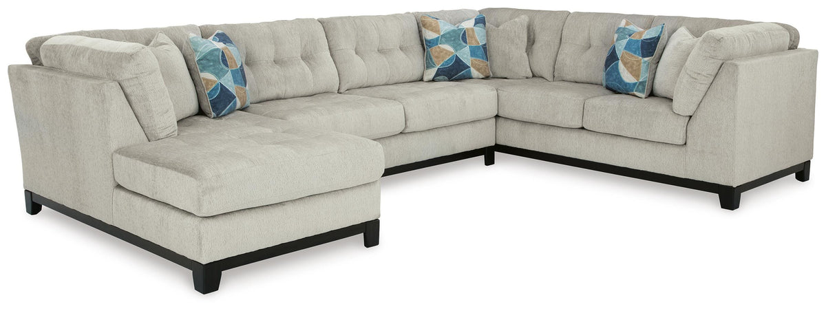 Maxon Place 3-Piece Sectional with Chaise Chenille