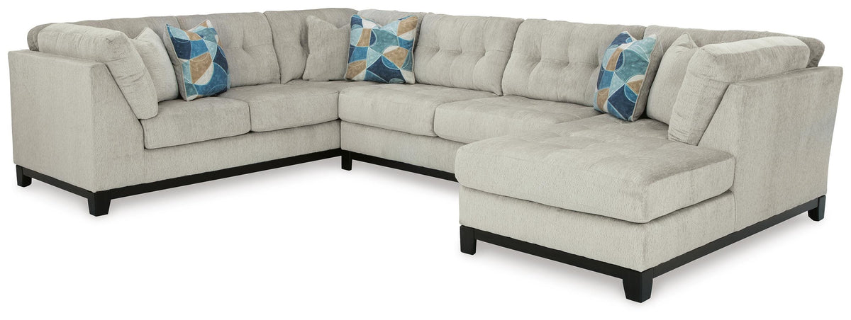 Maxon Place 3-Piece Sectional with Chaise Chenille