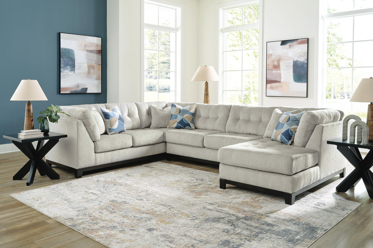 Maxon Place 3-Piece Sectional with Chaise Chenille