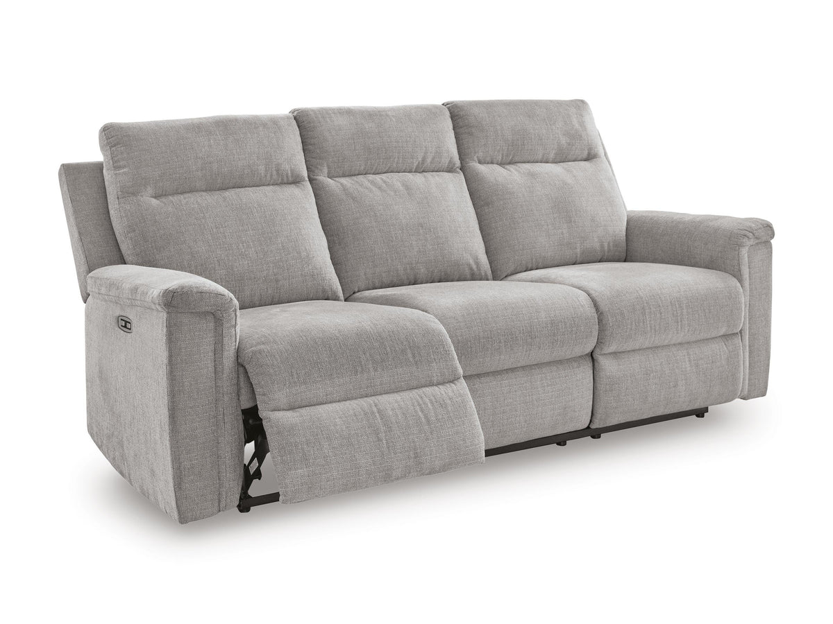 Barnsana Reclining Power Sofa Chenille
