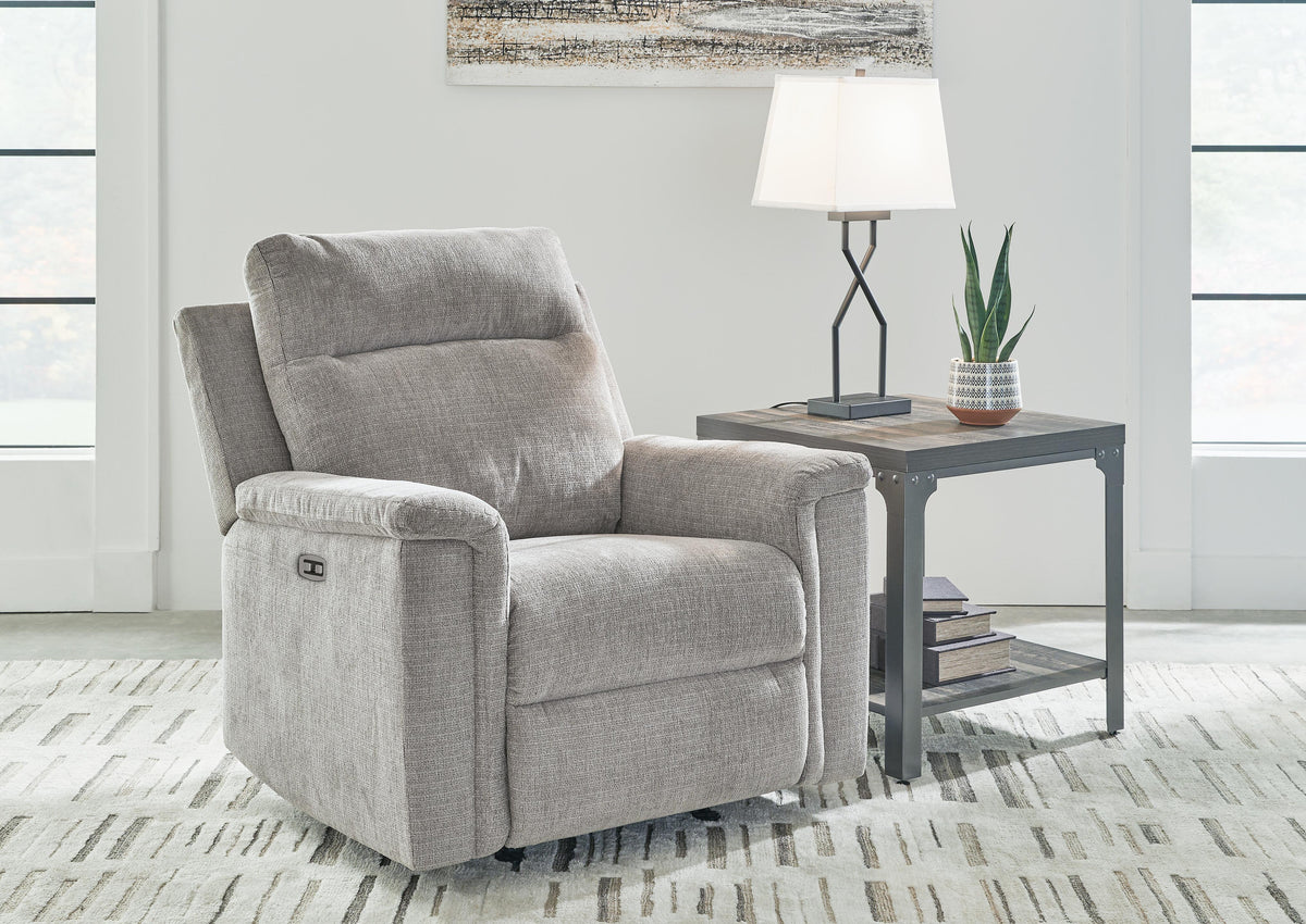 Barnsana Power Rocker Recliner Chenille