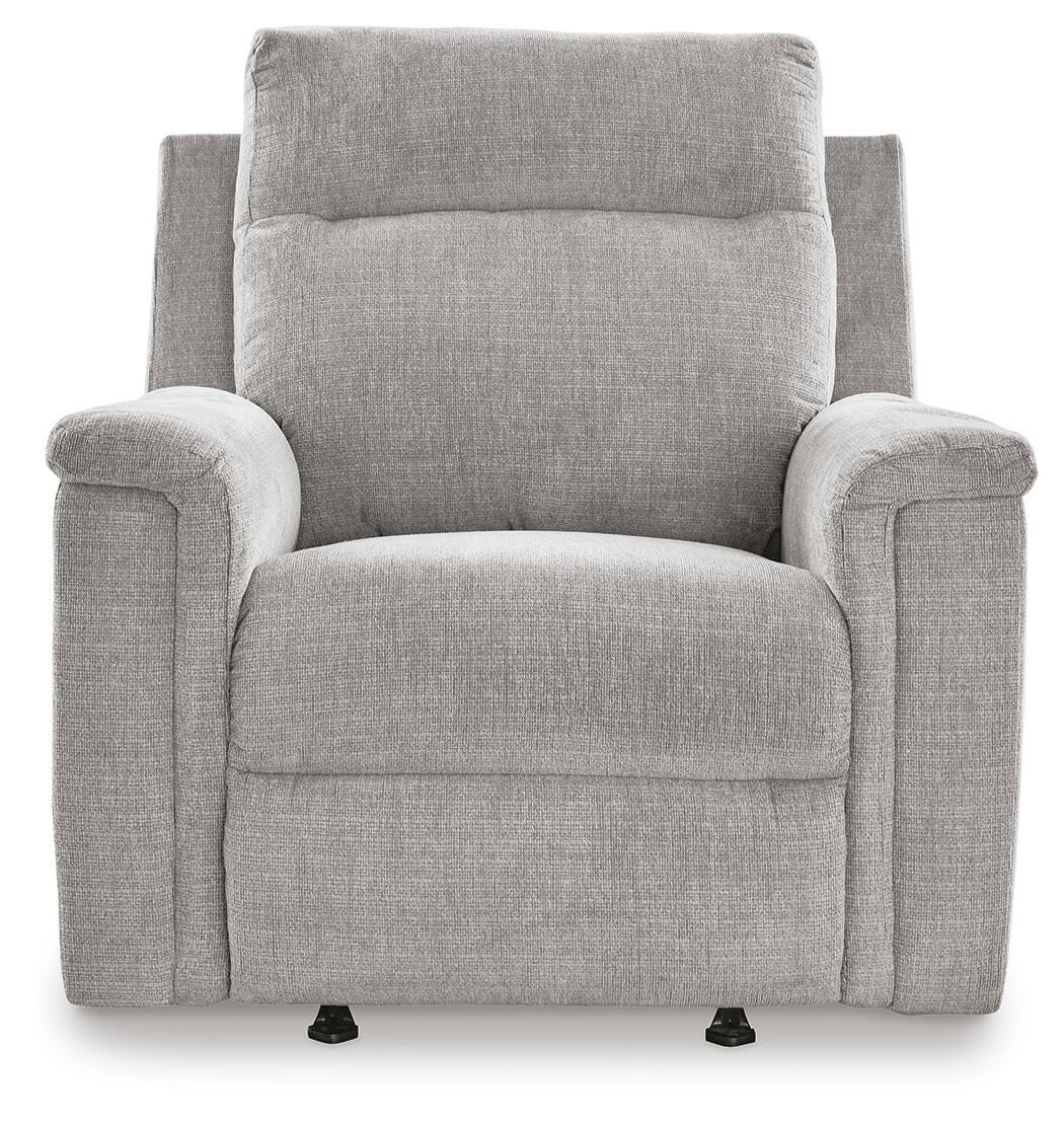 Barnsana Power Rocker Recliner Chenille
