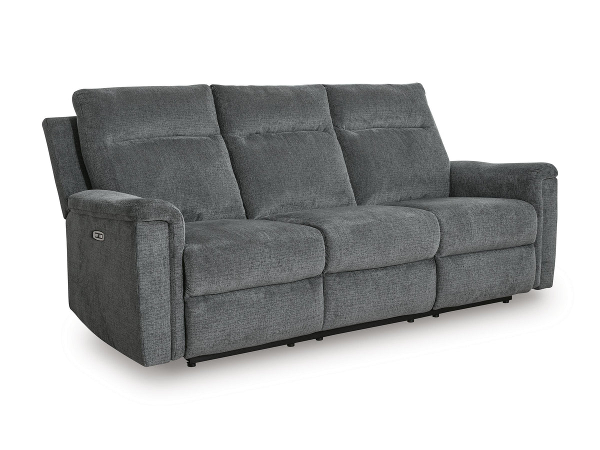 Barnsana Reclining Power Sofa Chenille