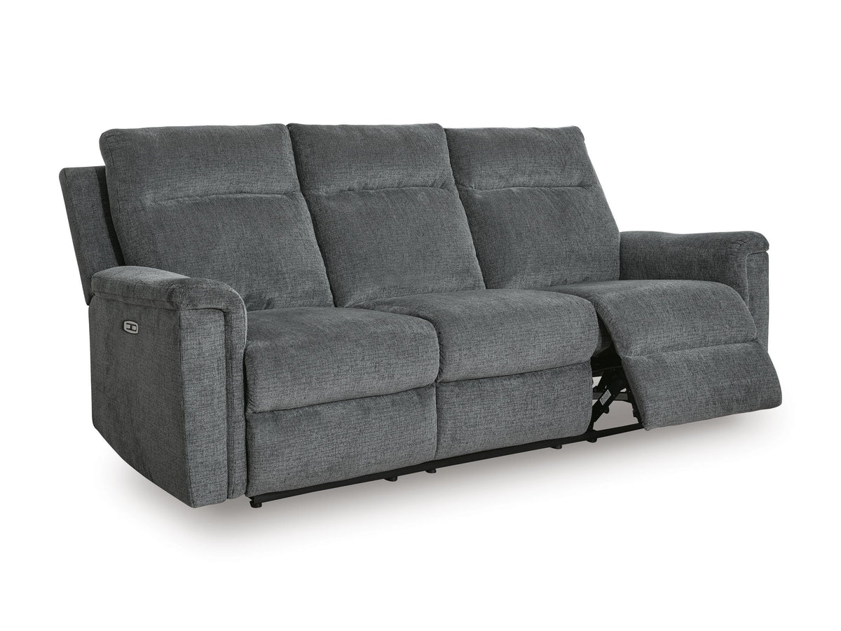 Barnsana Reclining Power Sofa Chenille