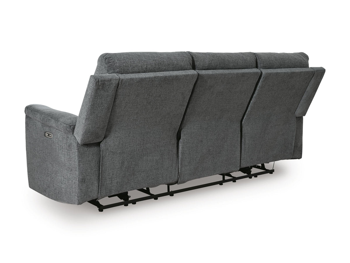 Barnsana Reclining Power Sofa Chenille