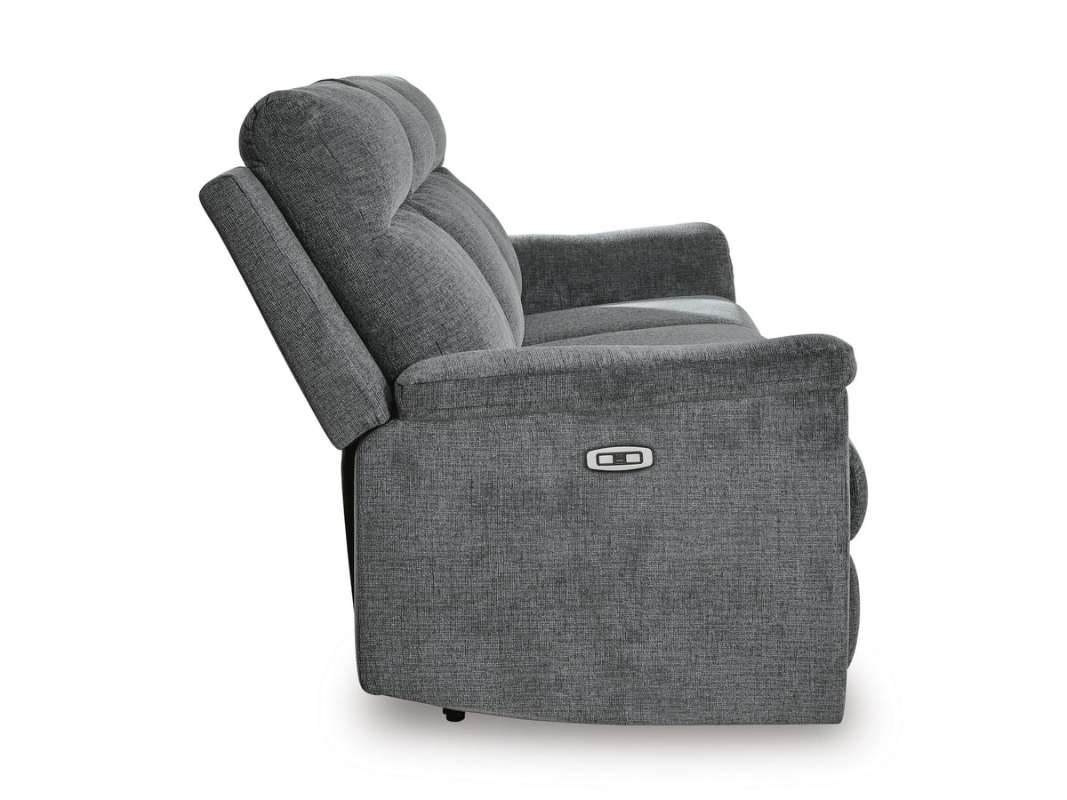 Barnsana Reclining Power Sofa Chenille