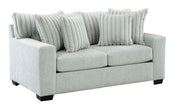 Cloud Silver Loveseat