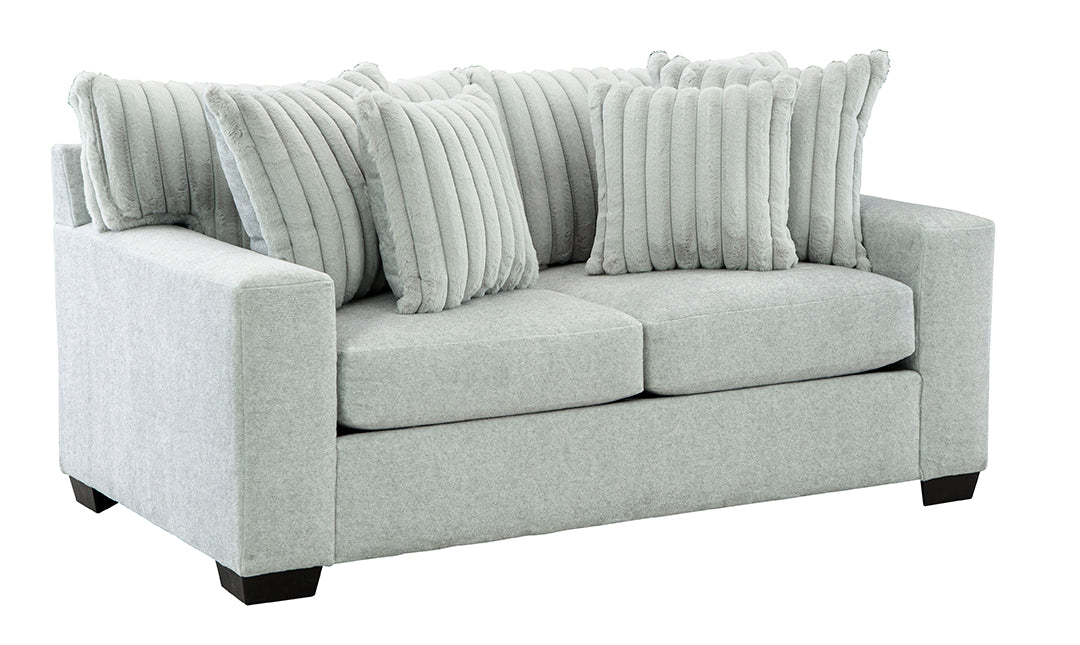 Cloud Silver Loveseat