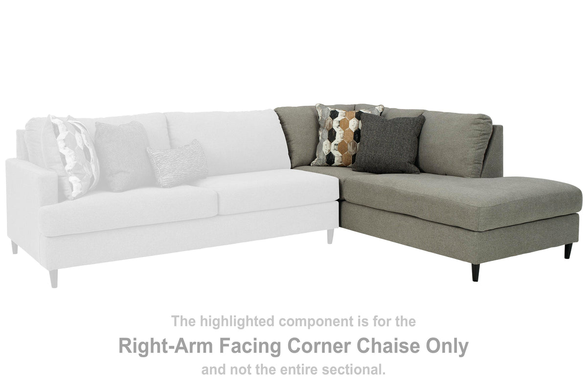 Santasia RAF Corner Chaise Chenille