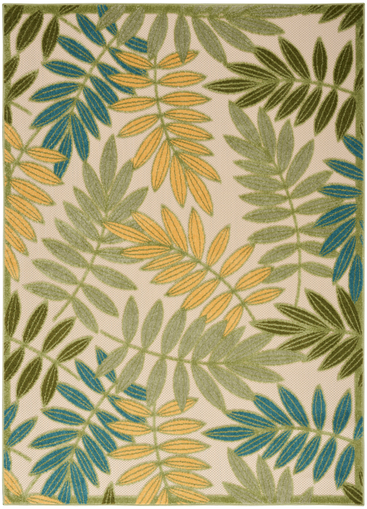 Aloha ALH18 Green Multicolor Rug - Rectangle