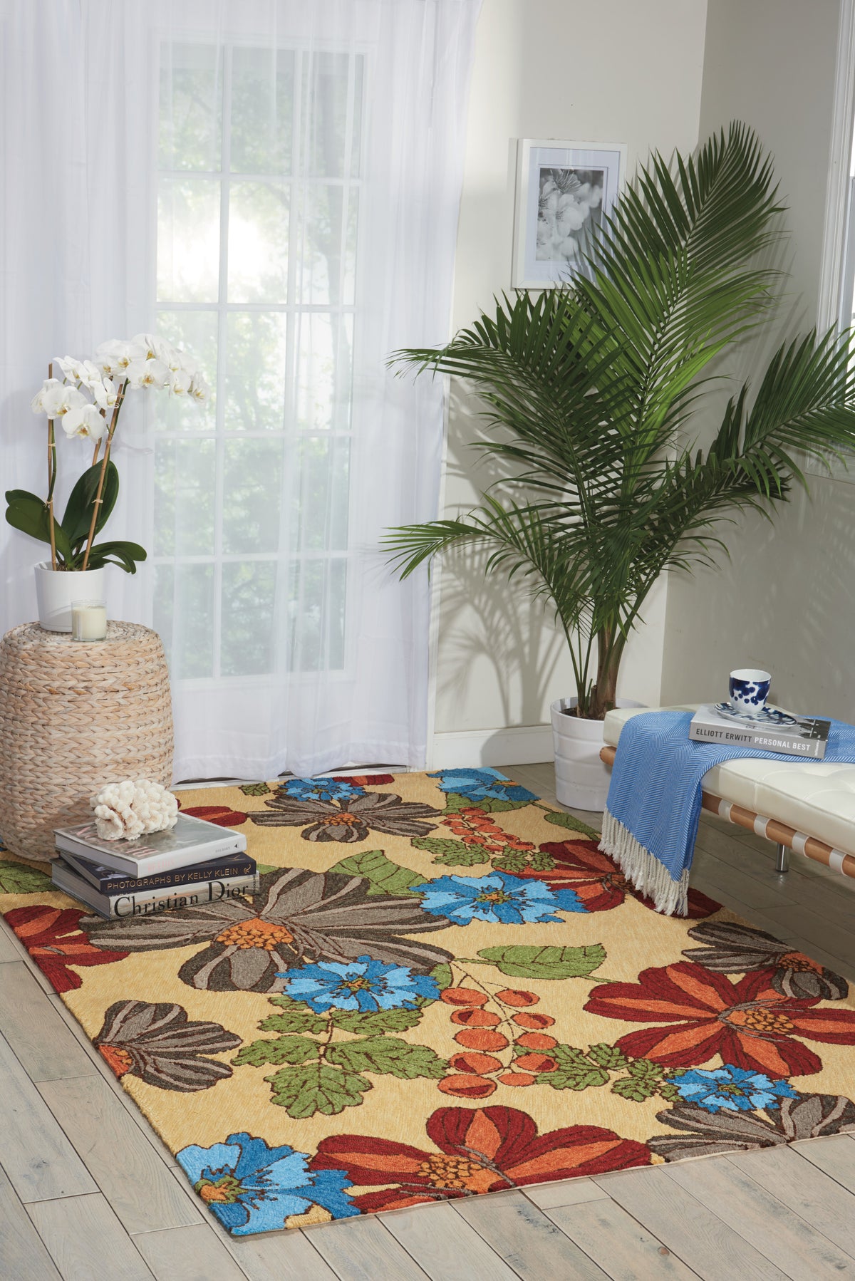 South Beach SOU04 Sand Rug - room scene