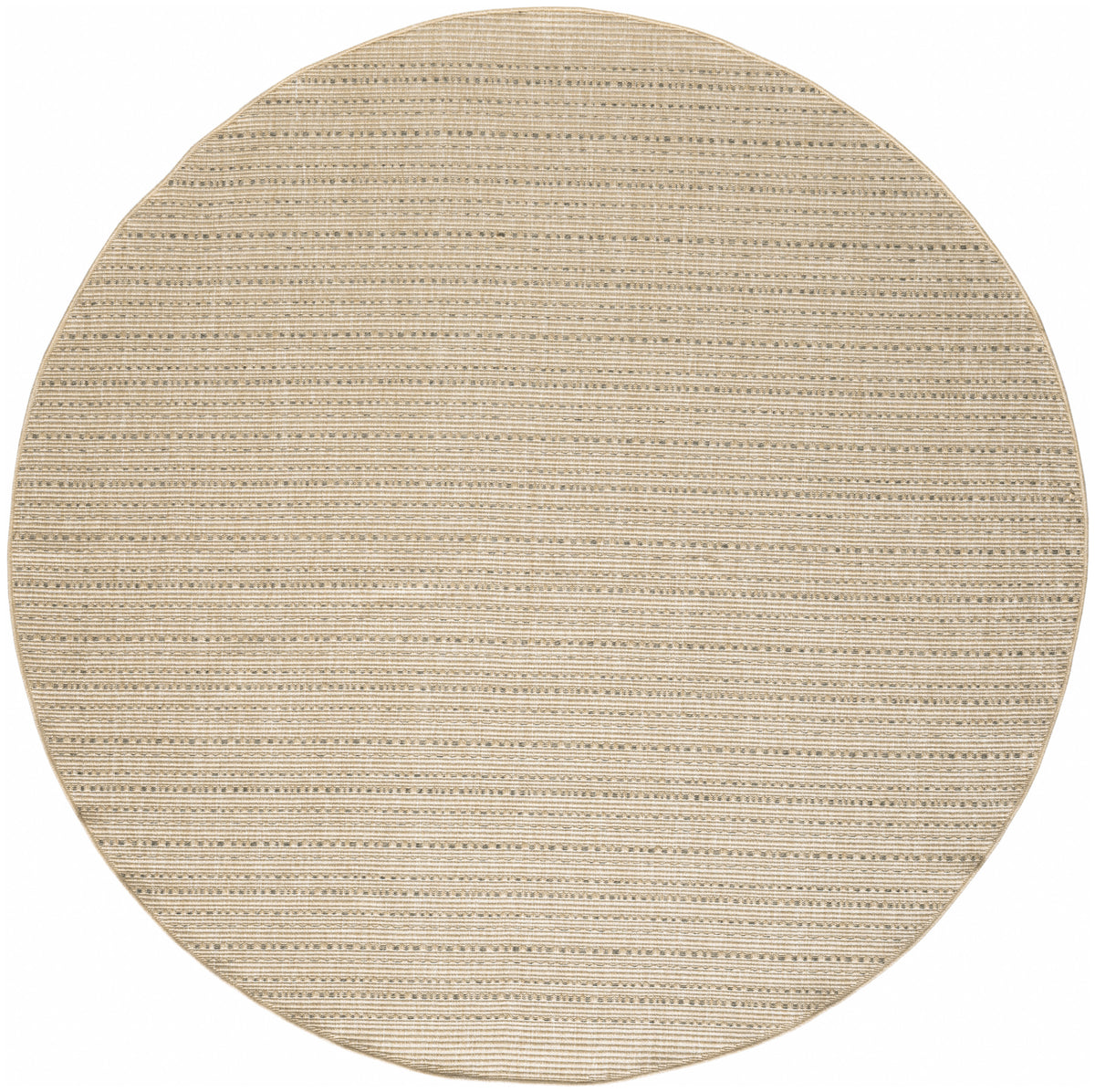 Tulum TLM01 Taupe Rug - Round