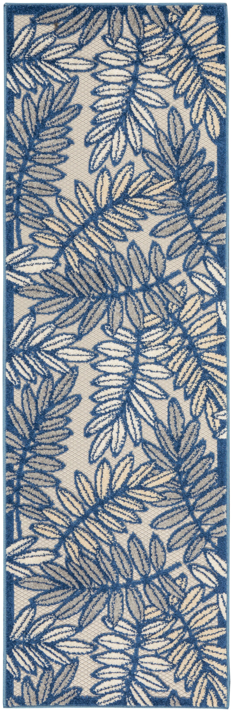 Aloha ALH18 Ivory Navy Rug - Runner