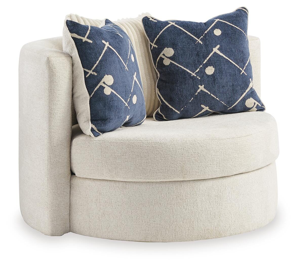 Padova Swivel Accent Chair Chenille