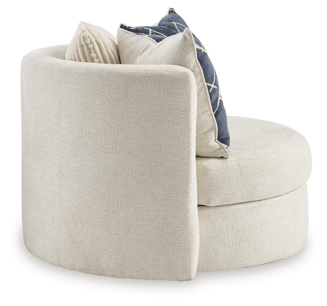 Padova Swivel Accent Chair Chenille