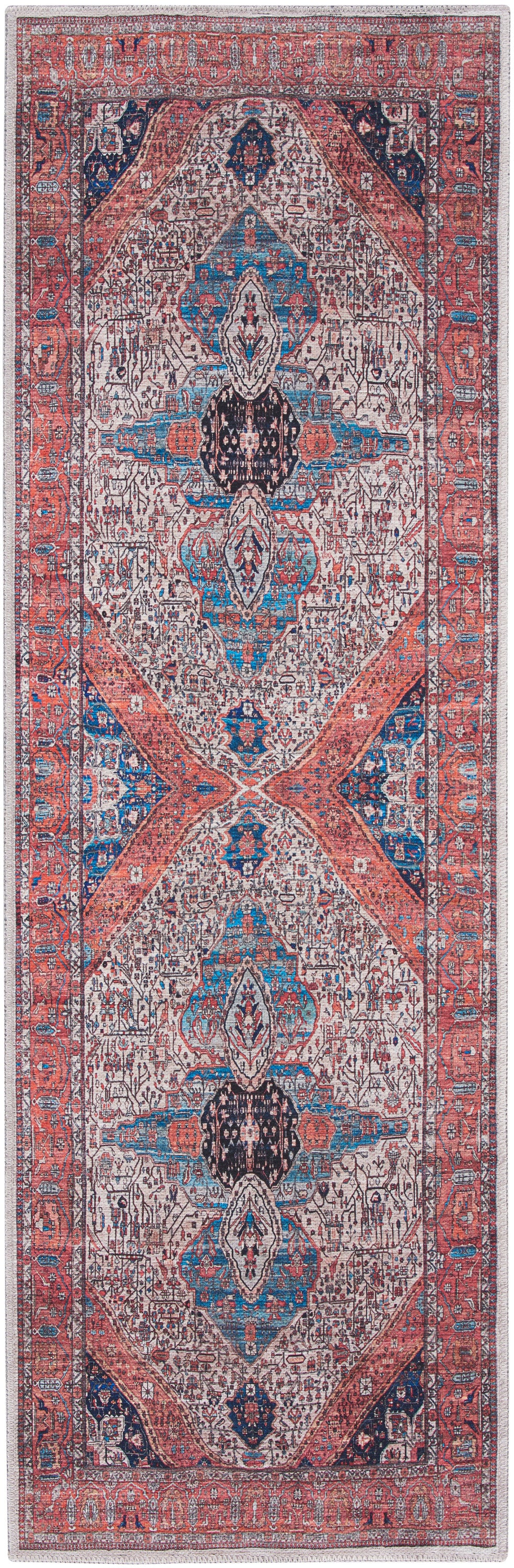 Grand Washables GRW05 Ivory Brick Rug - Runner