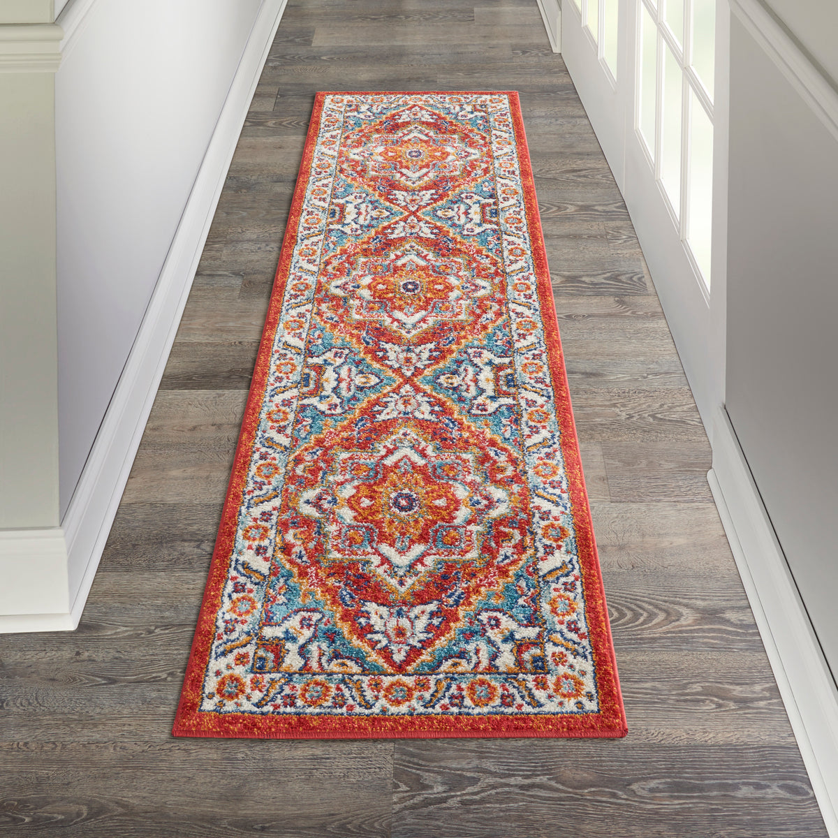 Passion PSN33 Red Multicolor Rug - room scene