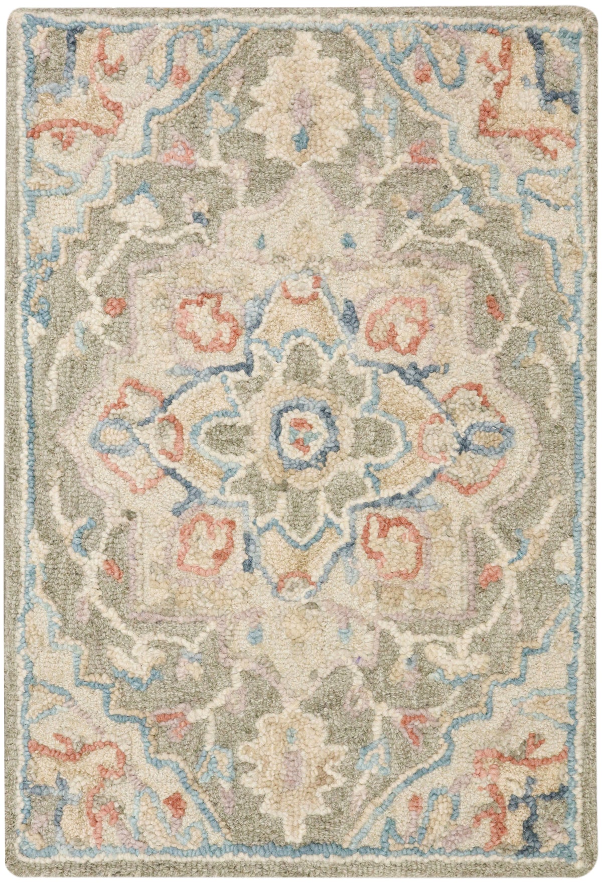 Maison MSO06 Green Ivory Rug - Rectangle
