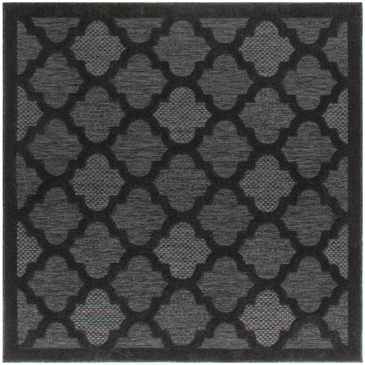 Easy Care NES01 Charcoal Black Rug - Square