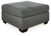 Pitkin Oversized Accent Ottoman Chenille