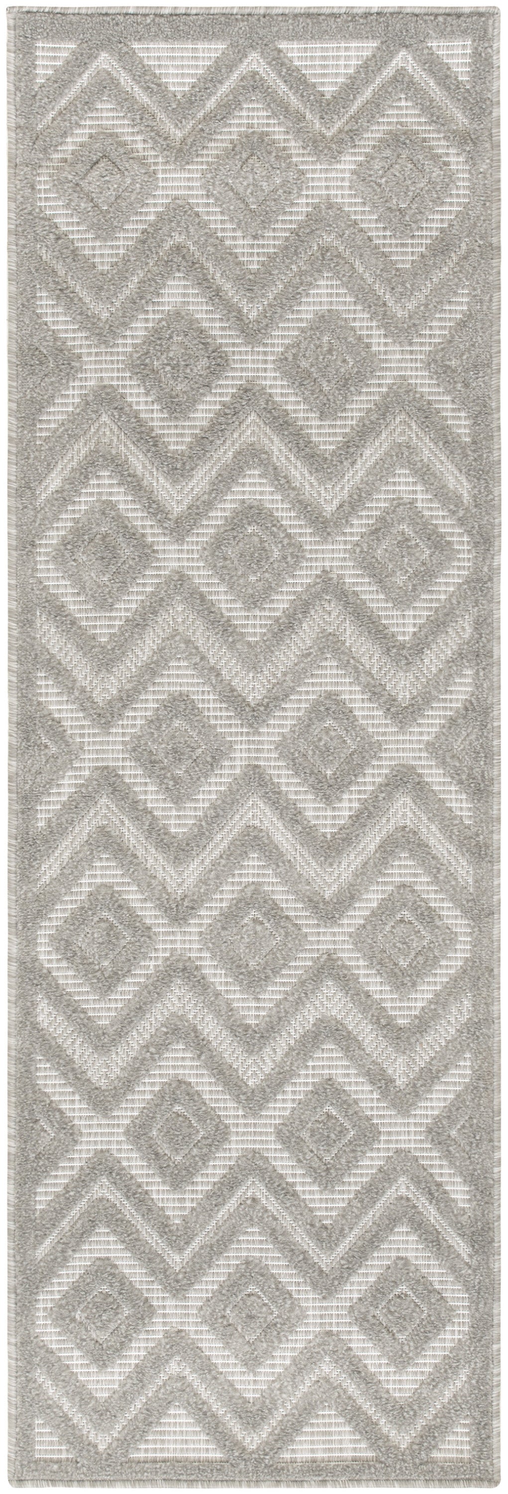 Versatile NRV01 Silver Grey Rug - Runner