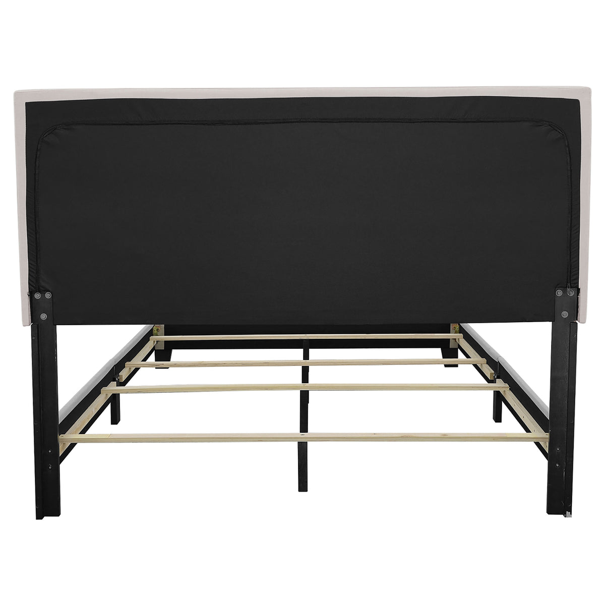 Boyd Upholstered Panel Bed - Eastern King, Ivory
