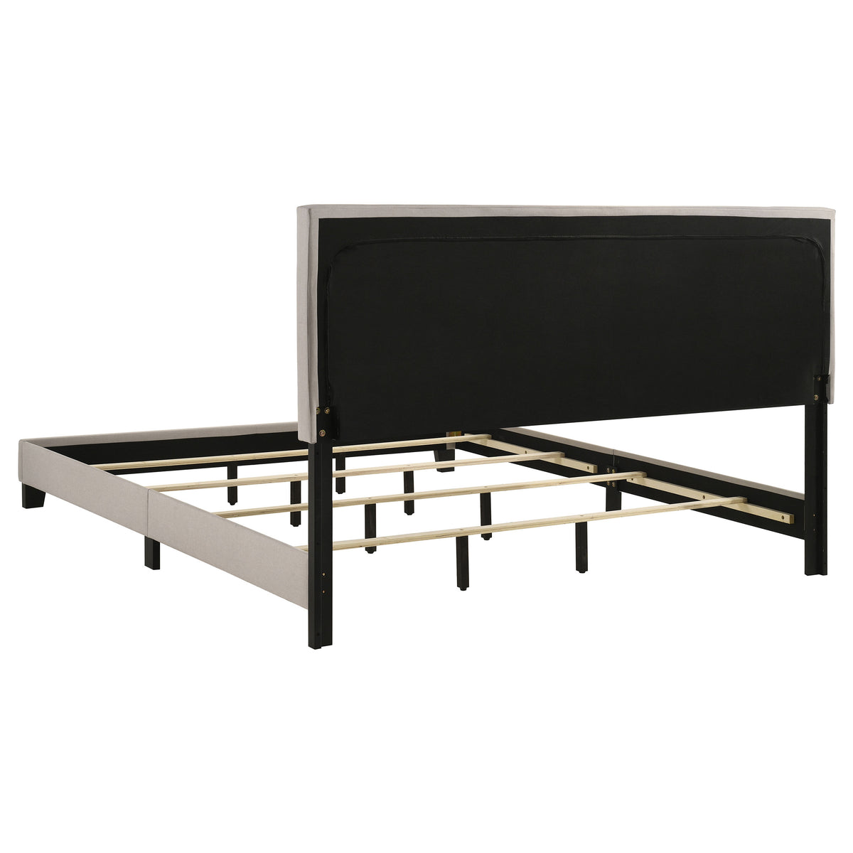 Boyd Upholstered Panel Bed - California King, Ivory