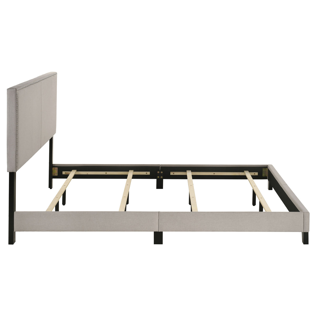 Boyd Upholstered Panel Bed - California King, Ivory