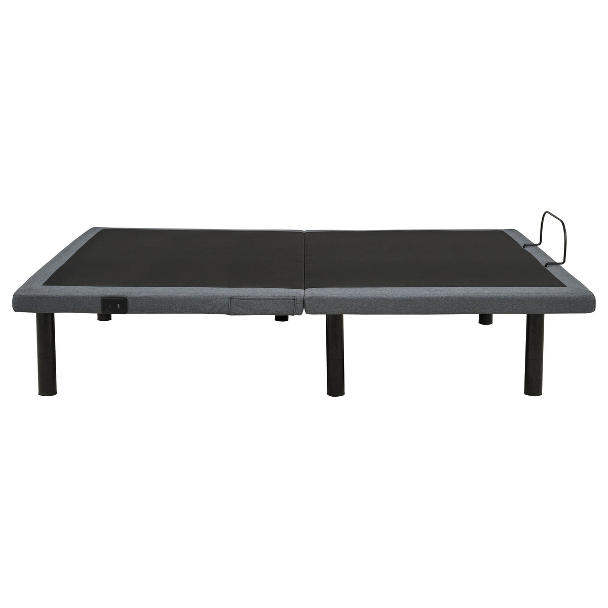 Weston Massage Adjustable Bed Base in Black and Grey - Full