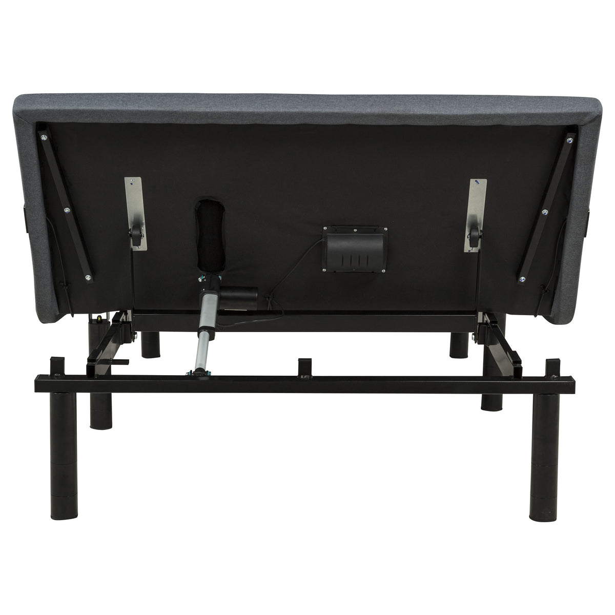 Weston Massage Adjustable Bed Base in Black and Grey - Full