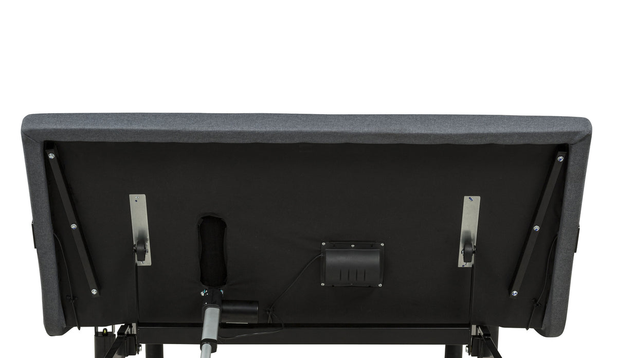 Weston Massage Adjustable Bed Base in Black and Grey - Full