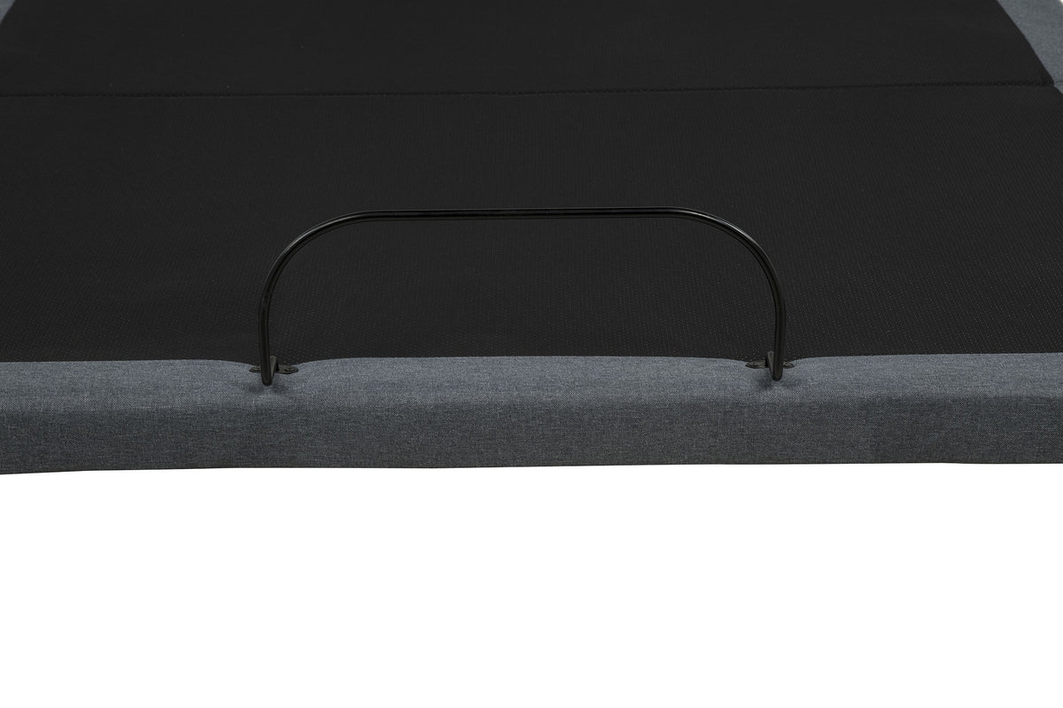 Weston Massage Adjustable Bed Base in Black and Grey - Full