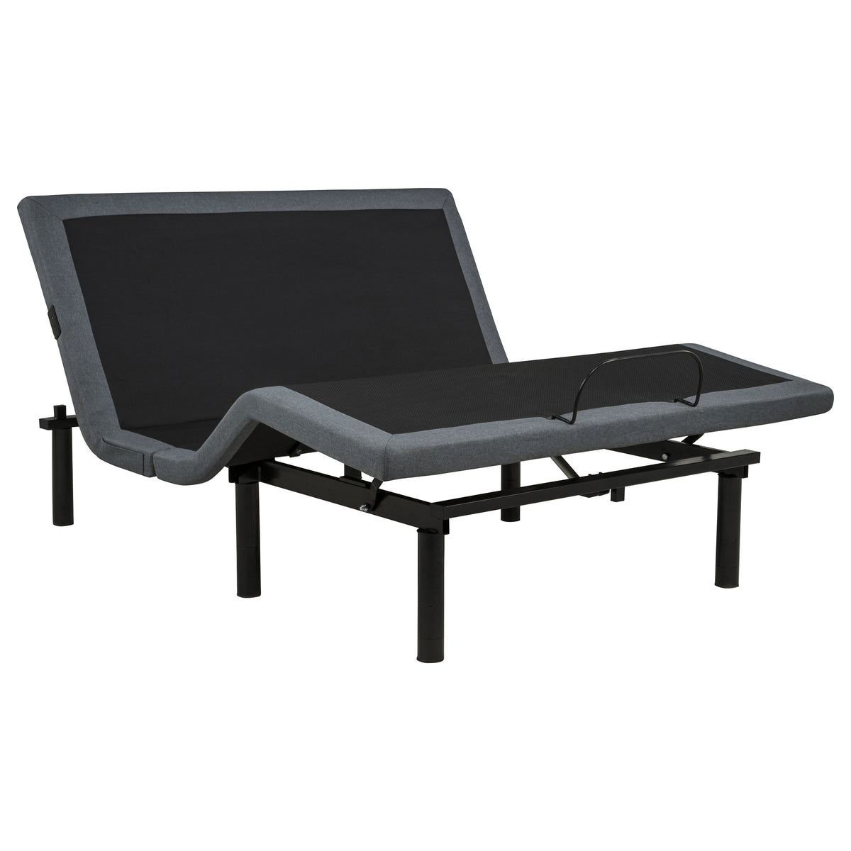 Weston Massage Adjustable Bed Base in Black and Grey - Queen