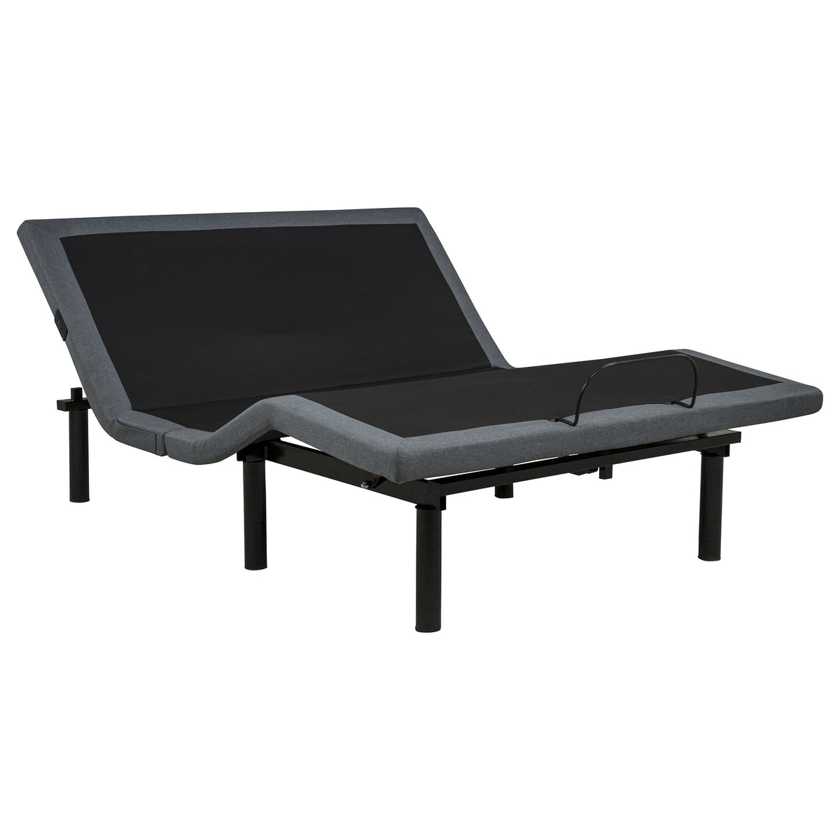 Weston Massage Adjustable Bed Base in Black and Grey - Queen