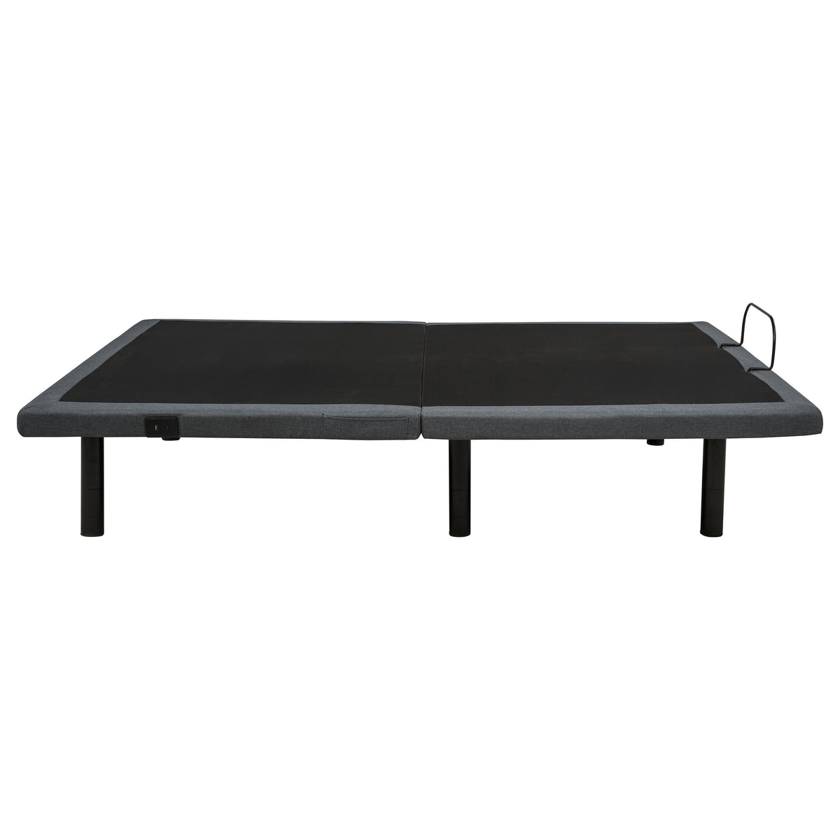 Weston Massage Adjustable Bed Base in Black and Grey - Queen