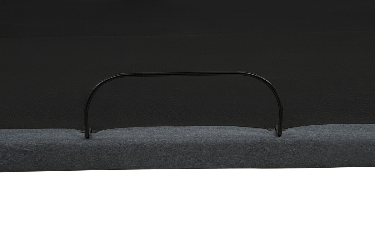 Weston Massage Adjustable Bed Base in Black and Grey - Queen