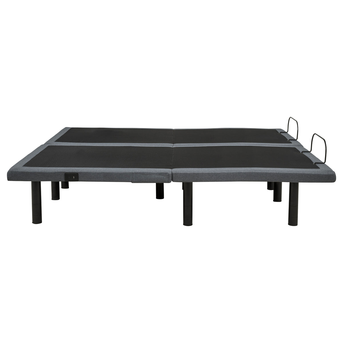 Weston Massage Adjustable Bed Base in Black and Grey - Split Eastern King