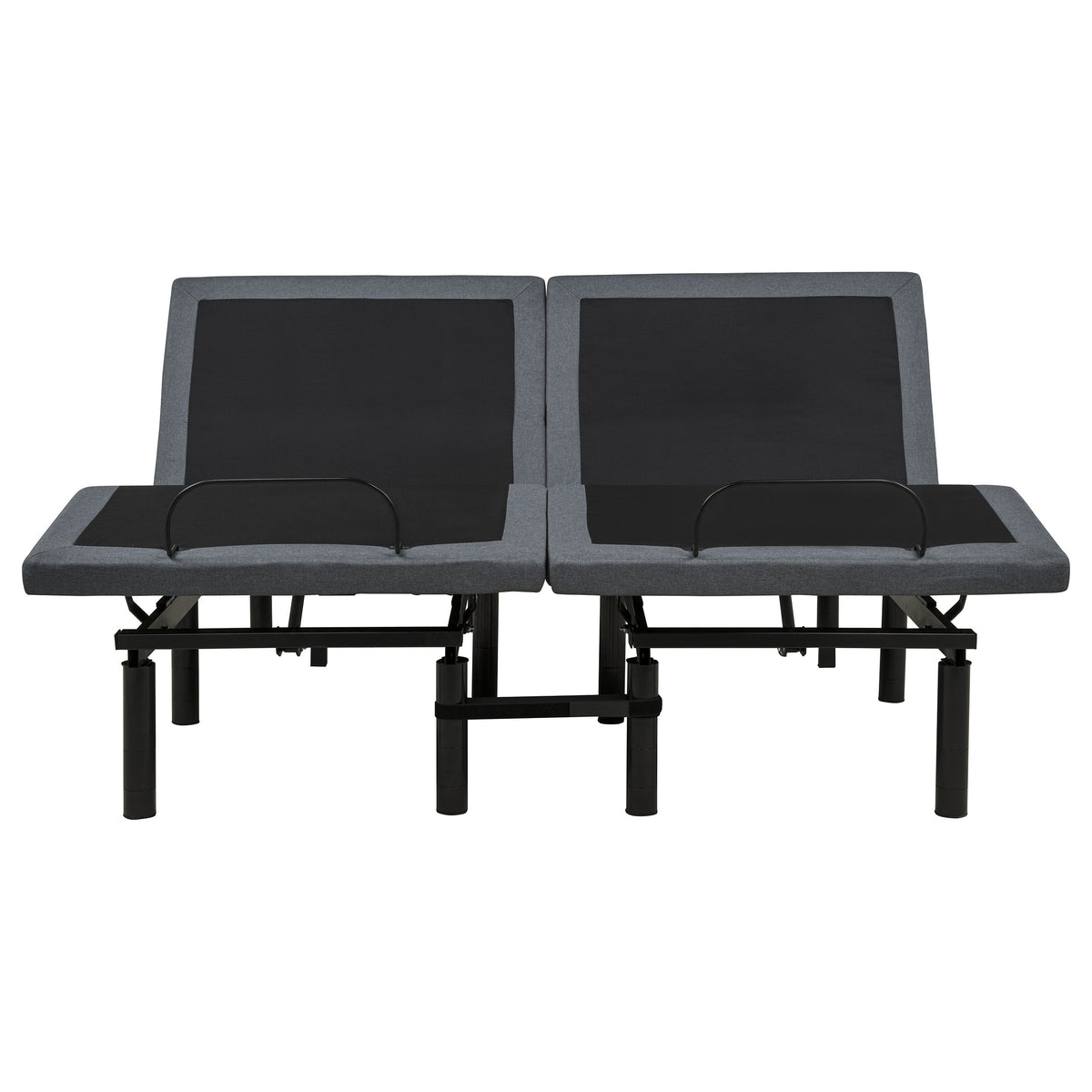 Weston Massage Adjustable Bed Base in Black and Grey - Split Eastern King