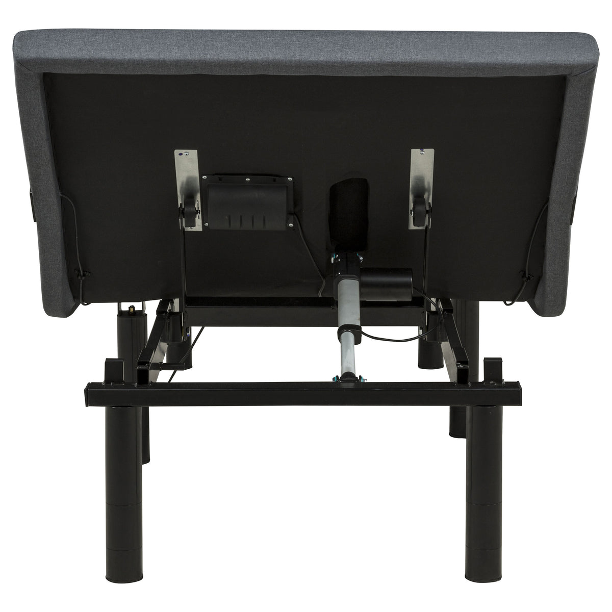 Weston Massage Adjustable Bed Base in Black and Grey - Twin XL