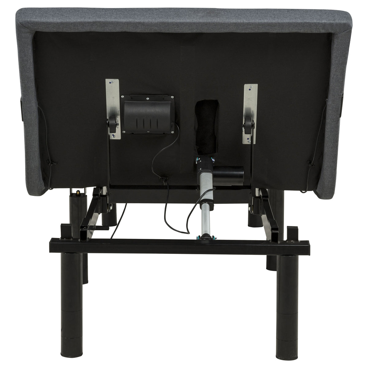 Weston Massage Adjustable Bed Base in Black and Grey - Twin