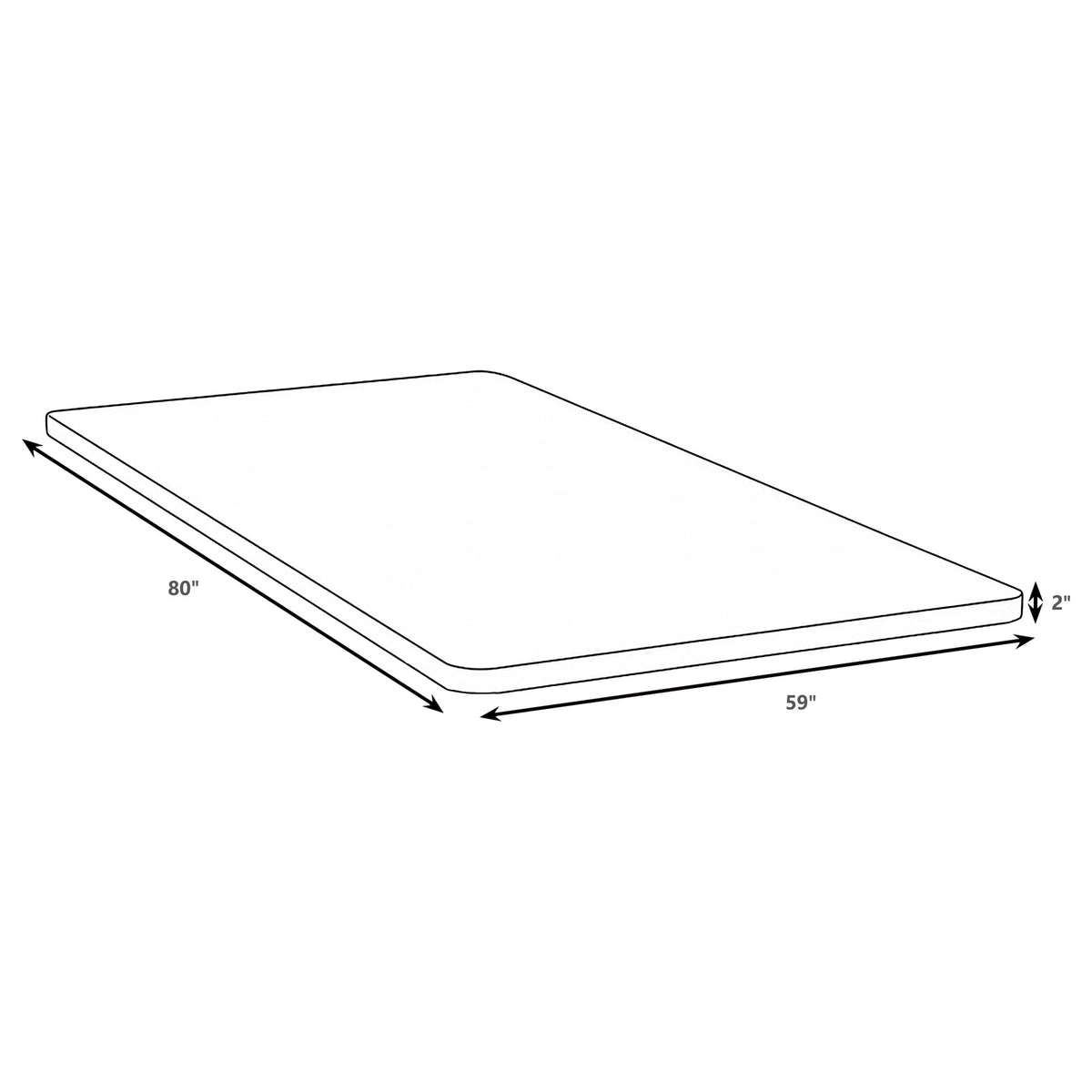 Eckard Bunkie Board Foundation - Queen