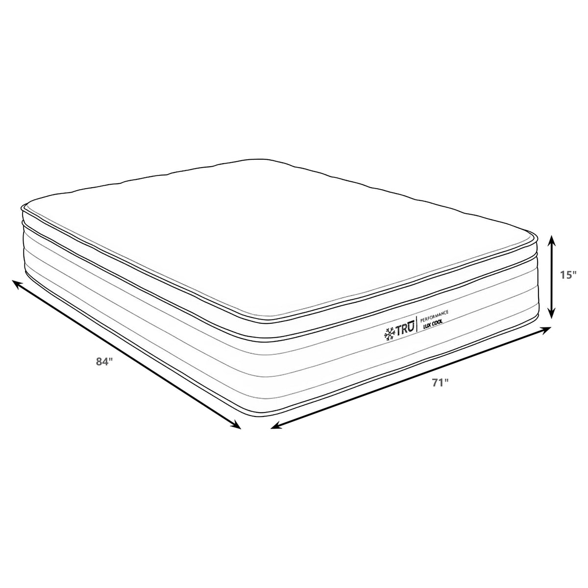 Montlake 15-inch Cool Euro Top Hybrid Mattress - California King