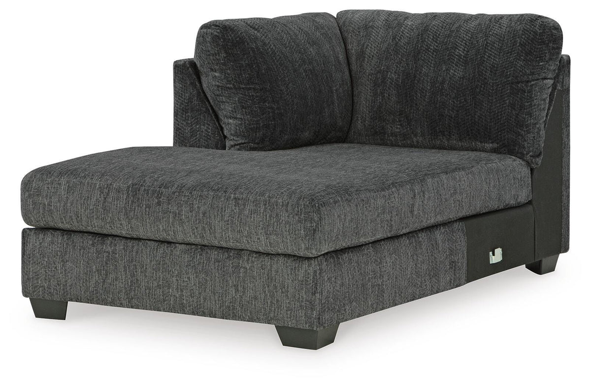 Biddeford 2-Piece Sectional and Oversized Swivel Accent Chair