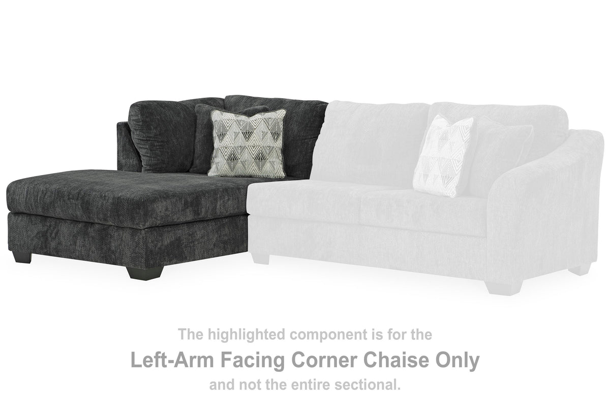 Biddeford LAF Corner Chaise Velvet