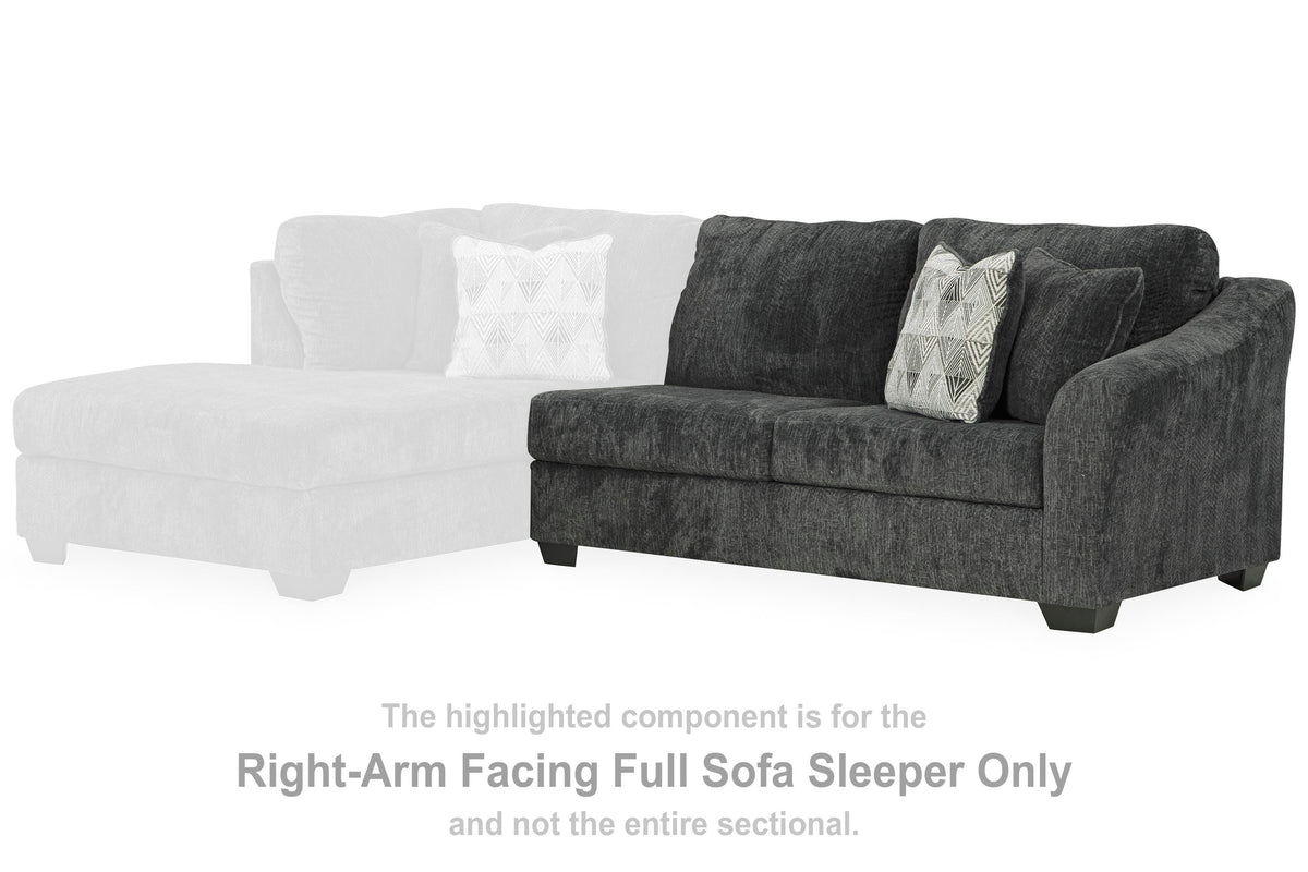Biddeford RAF Full Sofa Sleeper Velvet