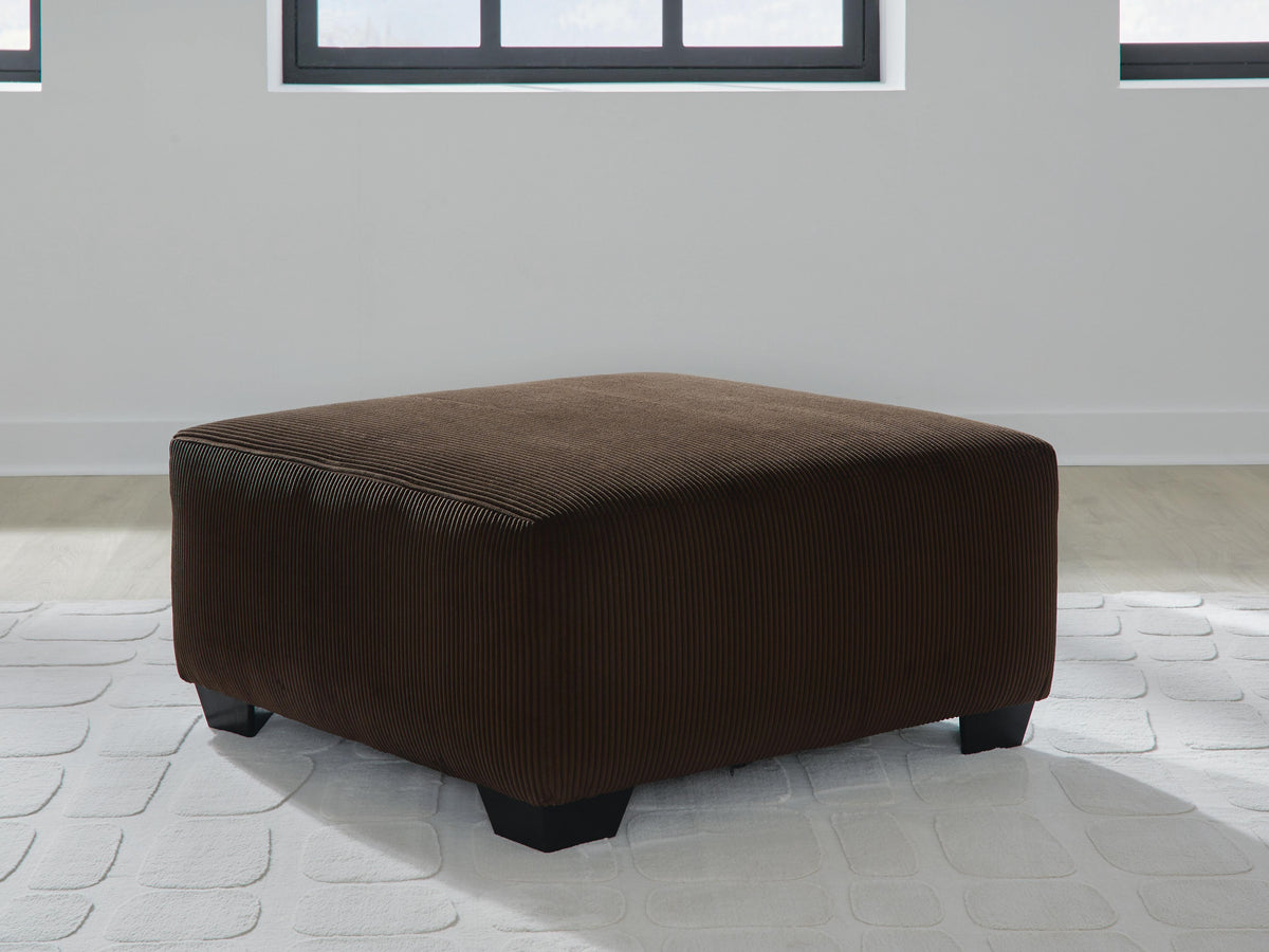 Kimlee Oversized Accent Ottoman Velvet