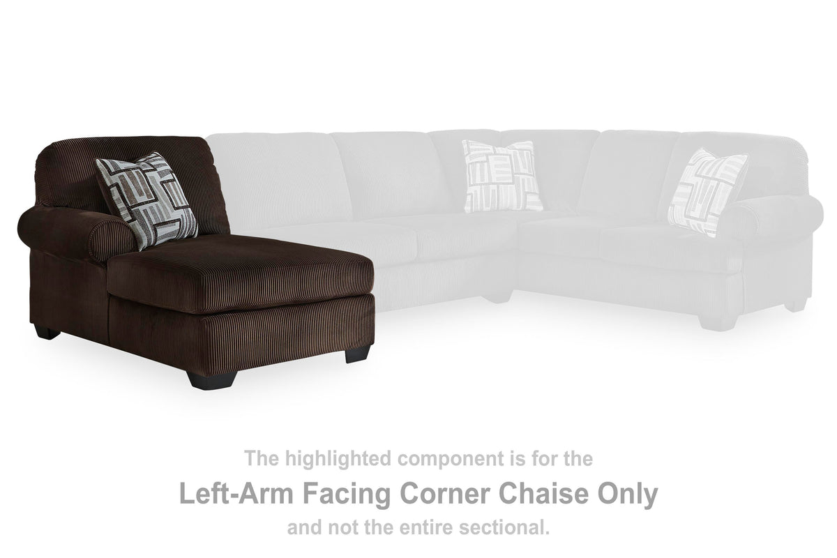 Kimlee LAF Corner Chaise Velvet