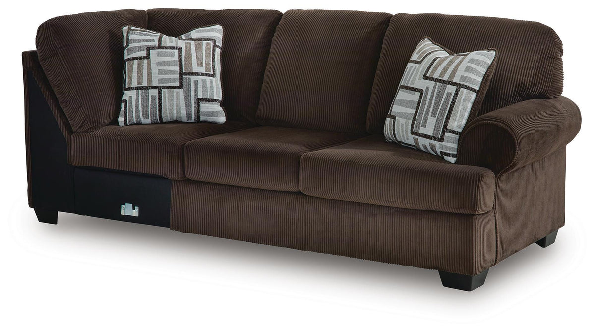 Kimlee RAF Sofa w/Corner Wedge Velvet