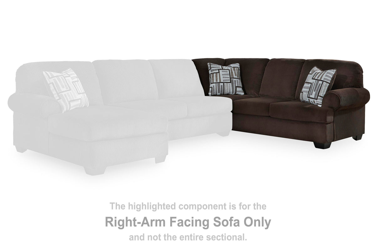 Kimlee RAF Sofa w/Corner Wedge Velvet